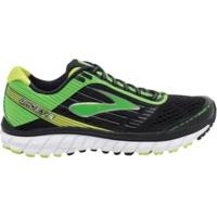 Brooks Ghost 9 black/green/lime punch