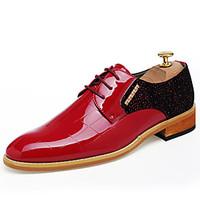 British Men\'s Fashion Wedding Shoes Casual Pointed toe Leather Shoes Oxfords Business Shoes