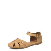 Brown Two Part Comfort Sandals, Brown