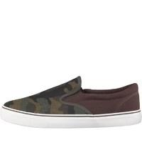 Brave Soul Mens Skate Slip On Trainers Camo