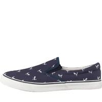 Brave Soul Mens Skate Slip On Trainers Flamingo Print