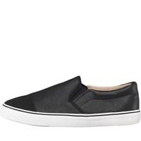 Brave Soul Mens Crasher Slip On Trainers Black