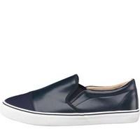 Brave Soul Mens Crasher Slip On Trainers Navy