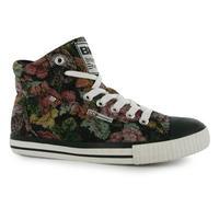 British Knights Dee Mid Hi Top Canvas Shoe Ladies