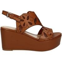bruno premi k3903p wedge sandals women brown womens sandals in brown