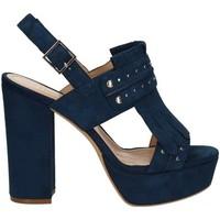 bruno premi k2603n high heeled sandals women blue womens sandals in bl ...