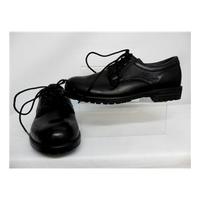 brand new blue harbour black leather shoes ms marks spencer size 7 bla ...