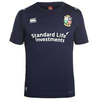 British & Irish Lions Vapodri+ Superlight Small Logo T-Shirt - Peacoat, Navy