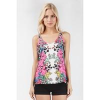 BRIGHT 70\'S LOTUS CAMI