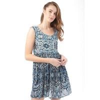 brave soul womens mia smock dress multi