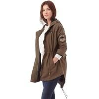 Brave Soul Womens Redshaw Parka Khaki