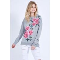 BRIGHT FLORAL PRINT SWEAT