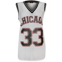 Brooklyn Chicago 33 Vest Top - White