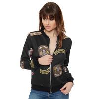 Bryony Commando Bomber Jacket - Black