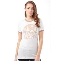 Brave Soul Womens Forest T-Shirt Oatmeal Marl/Mushroom