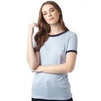 brave soul womens trevor t shirt pale denim marlroyal navy