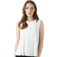 brave soul womens mila vest whitemint