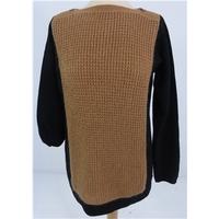 Brand New Without Tags M&S Collection Size 8 Brown and Black Mohair/Wool Mix Jumper