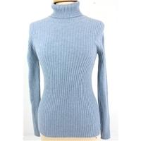 Brora Size 8-10 High Quality Soft and Luxurious Pure Cashmere Sky Blue Jumper