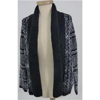 Brand New Without Tags M&S Collection Size 8 Black and White Mohair Mix Cardigan