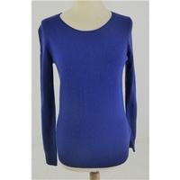 Brand New Without Tags M&S Collection Size 8 Blue Cashmere Jumper