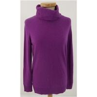 Brand New Without Tags M&S Collection Size 8 Deep Purple Cashmere Jumper