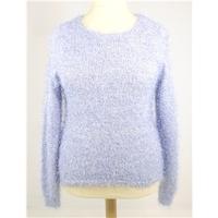 Brand New Without Tags M&S Collection Size 8 Light Blue and White Woollen Mix Jumper