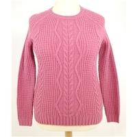 brand new without tags ms collection size 8 pink wool mix jumper