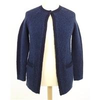 brand new without tags ms collection size 8 navy blue woollen mix card ...