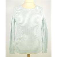 brand new without tags ms collection size 12 duck egg blue woollen mix ...