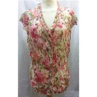 brand new per una multi coloured floral shirt per una size 16 multi co ...