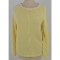 Brand New Without Tags M&S Collection Size 8 Yellow Cotton Jumper