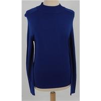 brand new without tags ms collection size 8 blue polyester jumper