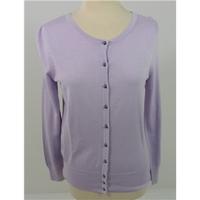 Brand New Without Tags M&S Collection Size 8 Lilac Cotton Cardigan