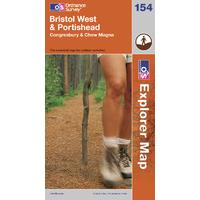 Bristol West & Portishead - OS Explorer Active Map Sheet Number 154