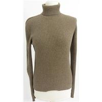 Brora Size 14 High Quality Soft and Luxurious Pure Cashmere Taupe Jumper