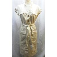 BRAND NEW H&M Explorer long shirt/dress H&M - Size: 6 - Cream / ivory - Knee length dress