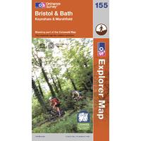 Bristol & Bath - OS Explorer Active Map Sheet Number 155