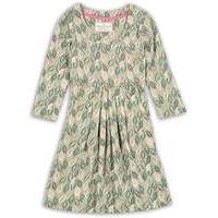 brakeburn leaf 34 sleeve dress