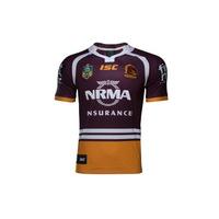 Brisbane Broncos NRL 2017 Home S/S Rugby Shirt