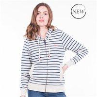 Brakeburn Yarn Dye Stripe Hoody Womens