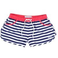 Brakeburn Striped Swim Short Womens