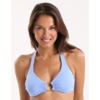 brussels bikini top cornflower