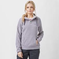 brasher womens grasmoore ii hooded fleece whitepurple