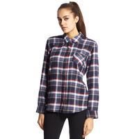 brakeburn womens check shirt navy