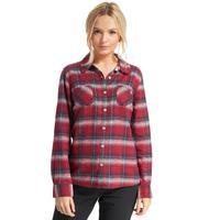 brakeburn womens check flannel shirt red