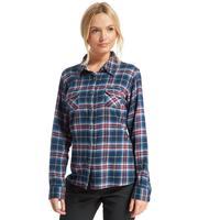 brakeburn womens check flannel shirt navy