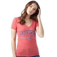 Brave Soul Womens Cali Sport T-Shirt Watermelon/Indigo