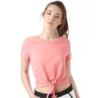 Brave Soul Womens Girl Crop Top Coral
