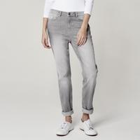 Brompton Boyfriend Jeans - Pale Grey